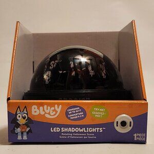 8 Inch Bluey (Blue) Halloween Lightshow Projection Tabletop Shadow Lights BNIP